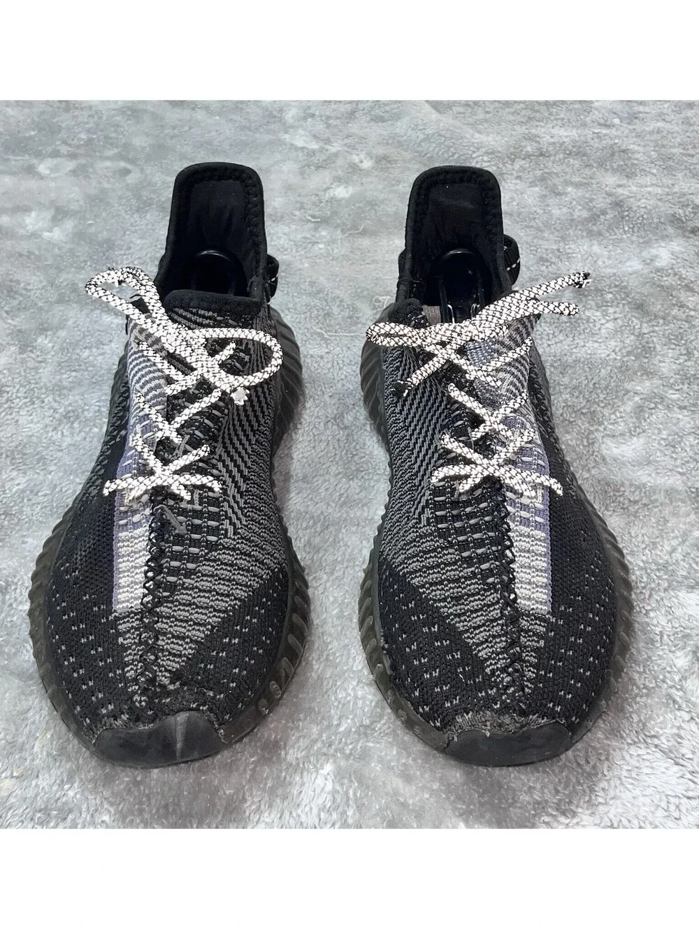 adidas Yeezy Boost 350 V2 Low Top Sneaker Gray/Black SPLY-350 Comfort Sz 8